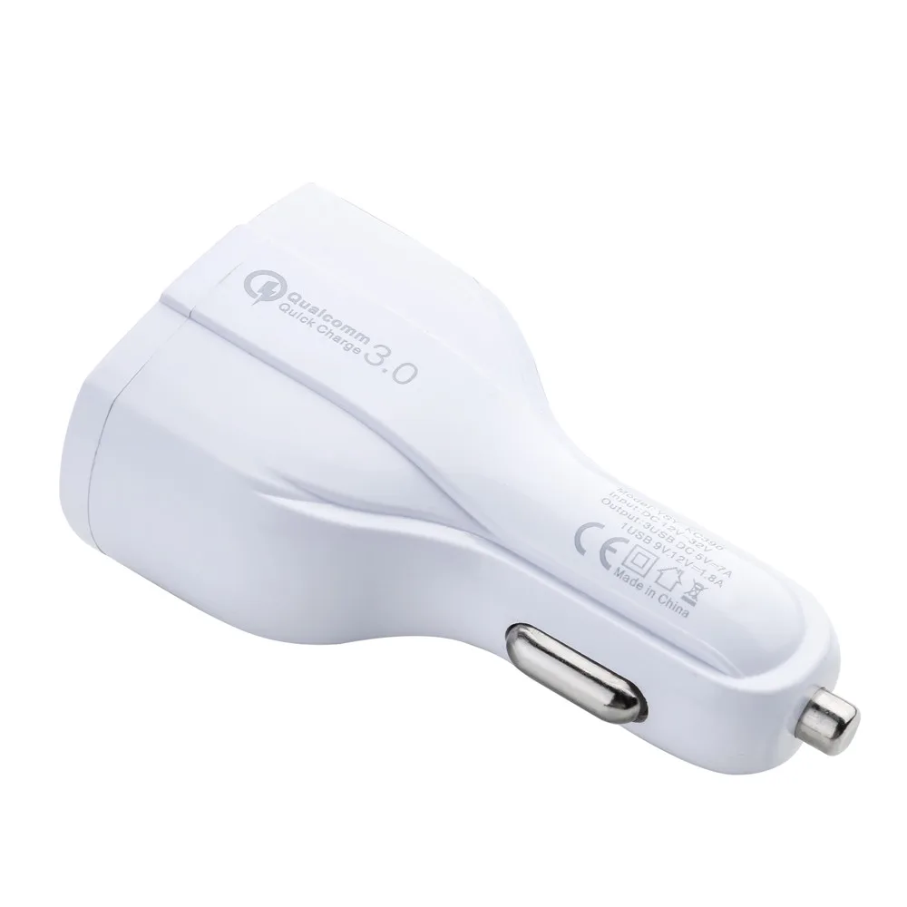 NOHON 3 порта USB Автомобильное зарядное устройство для iPhone samsung huawei 5 в 3.5A QC3.0 Быстрая зарядка тройной порт зарядное устройство для мобильного телефона адаптер
