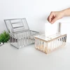 Crystal Tissue Box Home Hotel Car Removable Tissue Case Cosmetic Pen Holder Tools Desktop Storage Racks Decor Paper Towel Holder 1