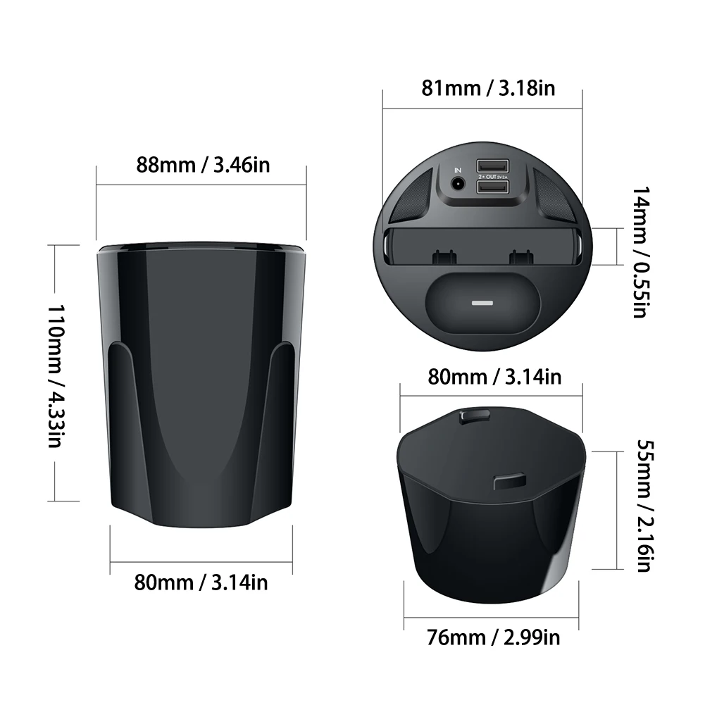 4 in 110W автомобильное зарядное устройство для iPhone мобильного телефона громкой