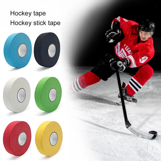 Hockey Stick Tape for Socks and Gear, Easy to Stretch and Tear Hockey Tape  - China Hockey Tape, Hockey Stick Tape