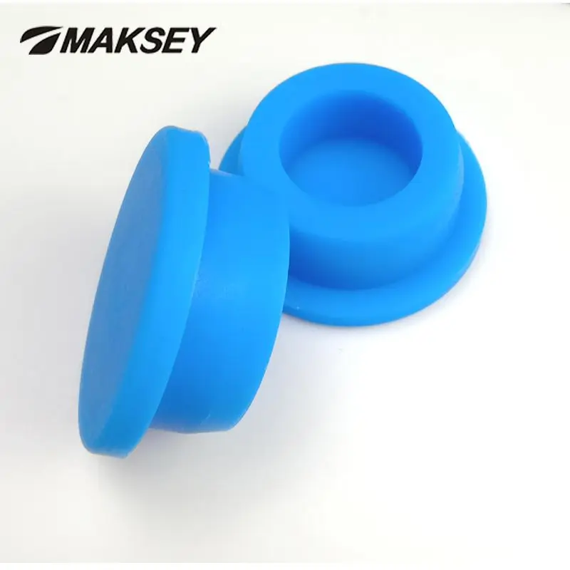 

MAKSEY T type plug Silicone rubber Stoppers green blue red yellow white black color plug 23mm 24mm 25 26mm Male end caps bottle