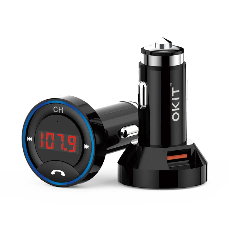 

Car MP3 New Style FM Transmitter USB Charging Hands-Free Music Car Bluetooth Player