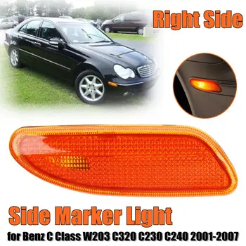 

Auto Left Right Side Marker In Bumper Turn Signal Light For Mercedes-Benz W203 C320 C230 C240 2001~2007 2038200821 Brand New