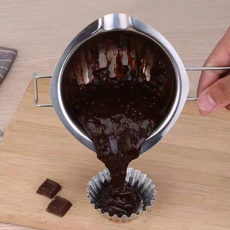 Длинная ручка восковой плавильной кастрюли из нержавеющей стали DIY ароматические свечи мыло шоколадное масло ручной работы мыло инструмент антипригарное легкое очищение