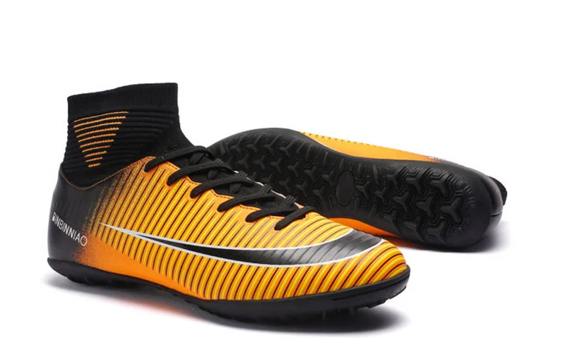 Сверхтонкие мужские сникерсы футбольные ботинки домашние тренировочные бутсы ботинки для мальчиков Футбол в футзале обувь Chuteira Futebol Man