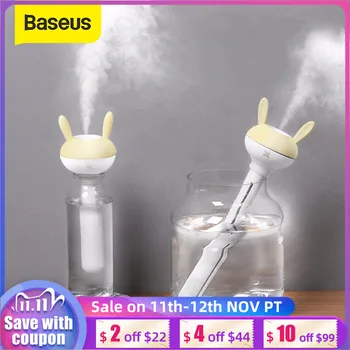 

Baseus Portable Humidifier Purifying For Home Office Unlimited Container Air Humidifier Humidificador With LED Nightlight