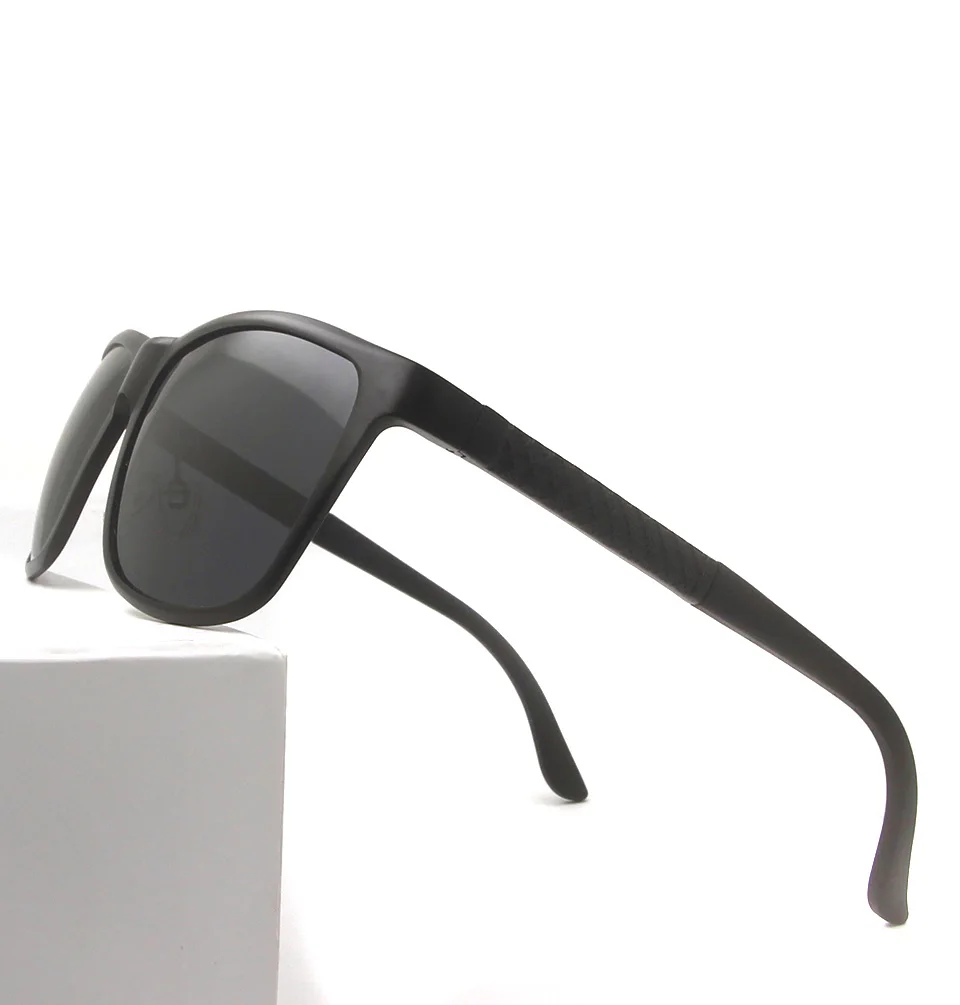 Фирменный дизайн магния солнцезащитные очки мужские Поляризованные вождения очки спортивные очки полный прямоугольник для мужчин/женщин Oculos Masculino - Цвет линз: eyewear gray