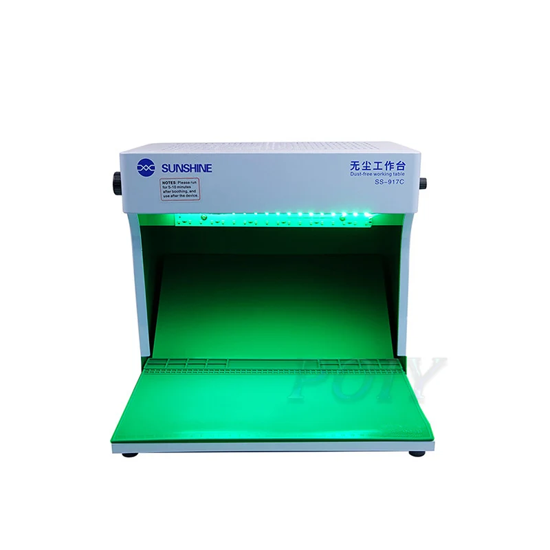 SS-917C Dust Free Working Room Anti Dust Working Bench Adjustable Wind Cleaning Room For Phone Refurbish Repair Workbench