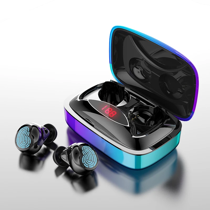 HAMTOD X29 TWS сенсорный Bluetooth 5,0 беспроводной Bluetooth наушники с зарядным устройством интеллектуальный цифровой дисплей гарнитура