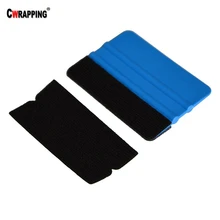 6 шт./лот 4 запасных ткань скребок Ракель ткань Защитный фетр с самоклеющейся клей Наклейка Замена 2 автомобиля винил скребок