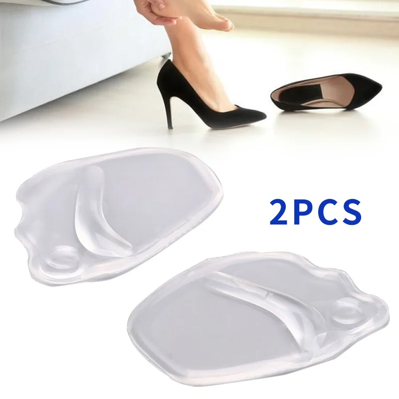 

New Silicone Gel Forefoot Insole Shoes Pads High Heel Soft Orthopedic Insole Anti-Slip Foot Protection Foot Cushions Pain Relief