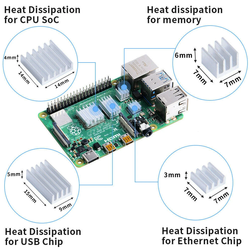 Дизайн для Raspberry Pi акриловый чехол с охлаждающим вентилятором радиаторы для Raspberr карты памяти