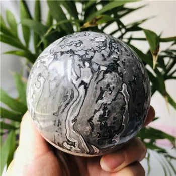 

Natural Picasso stone jasper crystals ball divination stones sphere wedding dress photography decoration