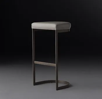 

Nordic Bar Stool High Stool Leisure Wrought Iron Bar Chair Simple Modern Restaurant Bar Stool Bar Seat