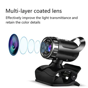 

New Webcam USB videocamera HD Web Cam MIC Clip-on per Computer Laptop Web Camera videocamera Usb a 360 gradi