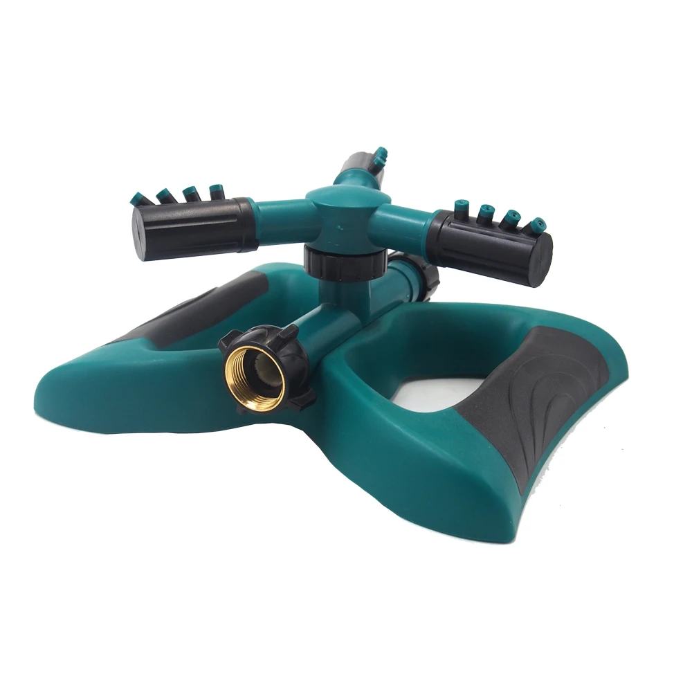 

Lawn Sprinkler Garden Sprinkler , Automatic 360 Rotating Adjustable Large Area Oscillating Sprinkler Easy Hose Connection.