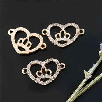 

10pcs/pack Gold/Silver Color Horseshoe Mouth Life Tree Charms Connector For Women Girls DIY Bracelet Jewelry Accessories