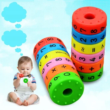 

6Pcs Magnetic Puzzles Table Games Montessori Educational Board Game Toy For Kids Math Numbers DIY Assembling Puzzles Board Games