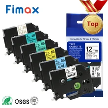 Fimax 1 упаковка TZe-FX231 совместимый для Brother P-Touch TZ-FX231 TZeFX231 TZE-631 черный на белом 12 мм для Brother гибкая лента