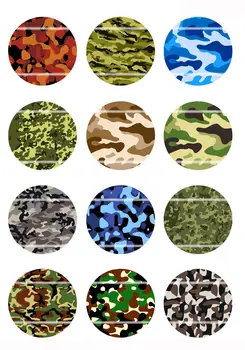 

Handmade Colorful picture Round Glass Cabochons Refrigerator magnet for Necklace Decoration and Phone Chain Accessaries107