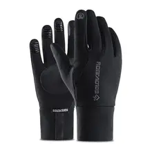 Сенсорный экран ветронепроницаемая Водонепроницаемая теплая дышащая полный палец антискользящие перчатки Велоспорт Лыжный спорт уличные зимние перчатки