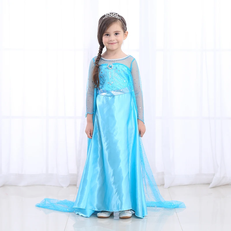 Disney children's dress explosions ice romance Aisha princess mesh lace | Детская одежда и обувь