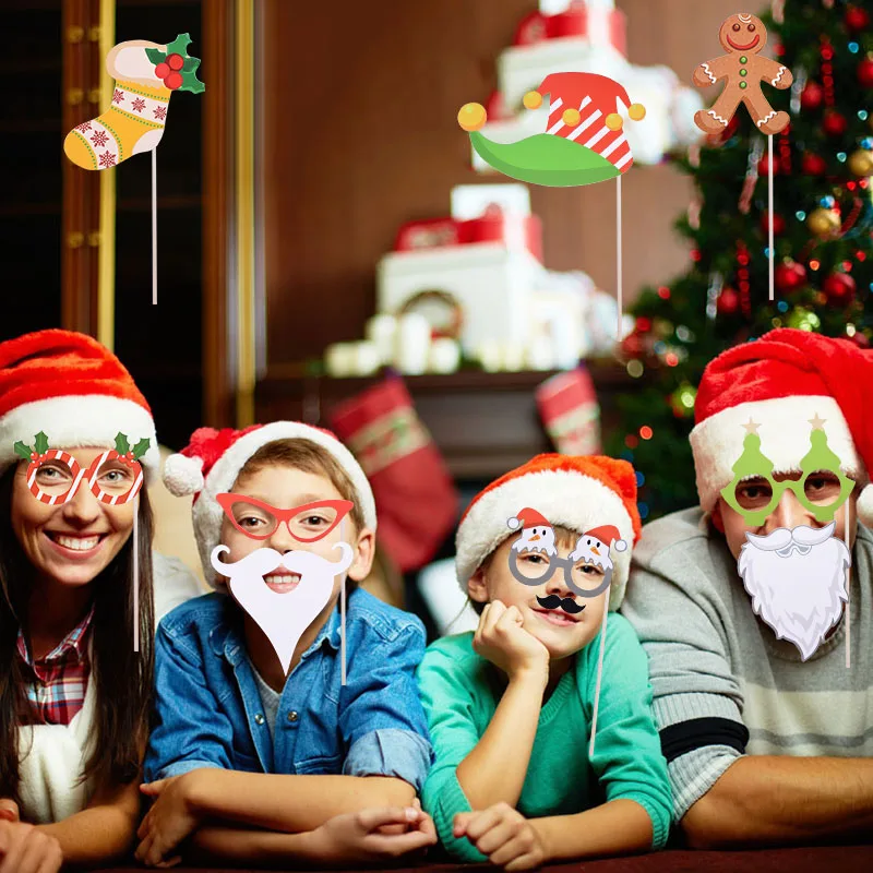 Рождественская фоторамка реквизит для новогодней и рождественской фотосъемки реквизит для свадебной и рождественской вечеринки украшение Navidad Декор Детский подарок