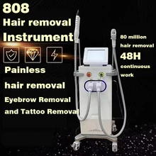 

2021 Newest Freckle 755nm 808nm 1064nm 3 Wavelength 808nm Diode Laser 808nm laser Hair Removal Machine For Salon With CE