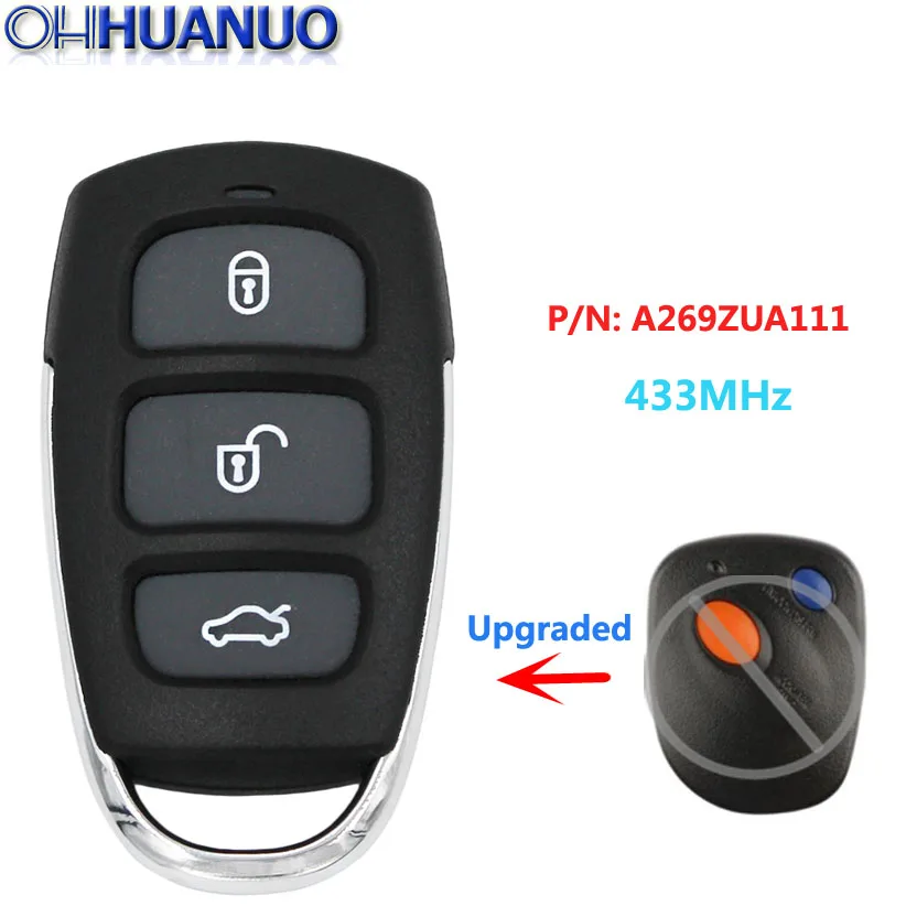 Улучшенная модель 3 + 1 кнопка для Subaru Tribeca Forester Impreza Legacy Outback P/N: NHVWB1U711 433 МГц|Ключ от