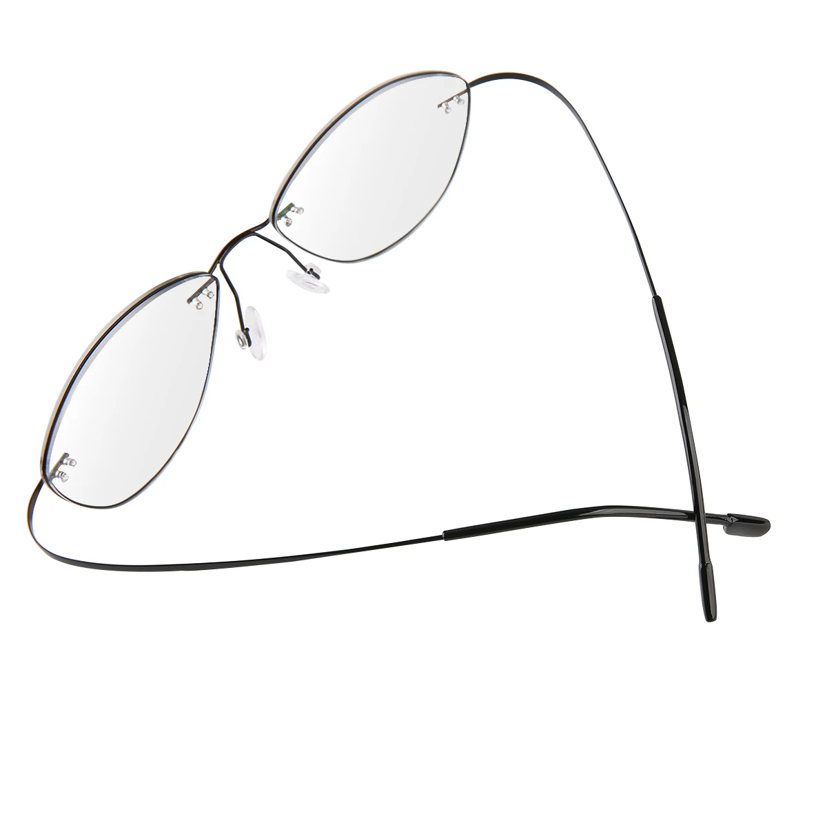 Iboode очки для чтения кошачий глаз без оправы Сверхлегкие линзы Aolly для дальнозоркости очки+ 1,0 до+ 4,0 унисекс