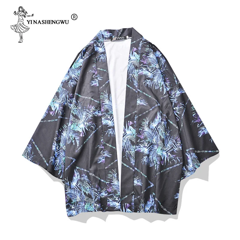 Одежда Yukata женский японский кардиган Kimonos мужской японский традиционный кимоно Femme свободное тонкое пальто унисекс пляжная Повседневная рубашка