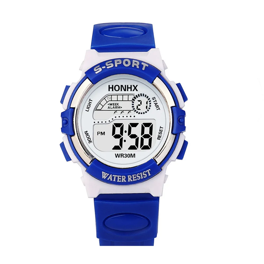 

Fashion Child Digital LED Analog Quartz Alarm Date Sports Wrist Watch
