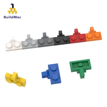 

BuildMOC 44567 1x2 single side hinged plate (convex) Brick For Building Blocks Parts DIY Educational Tech Parts Toys
