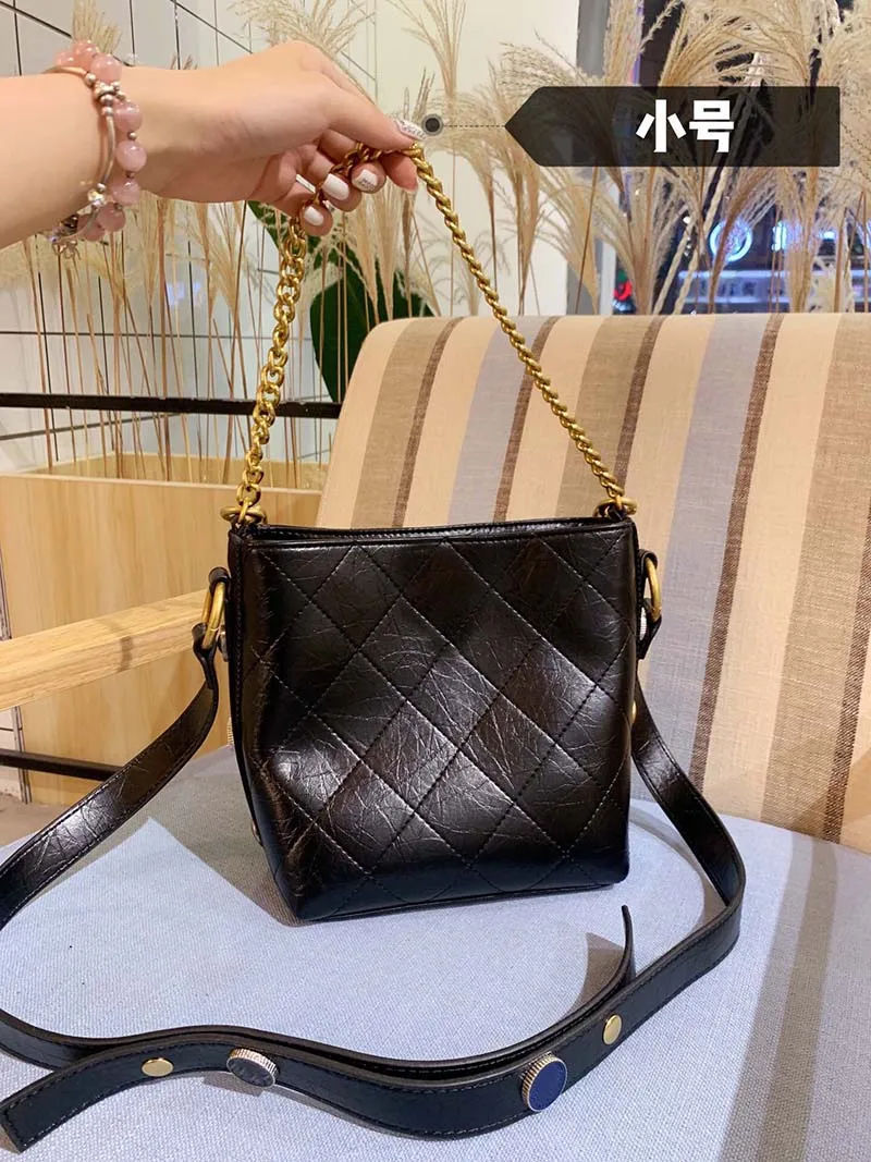 

2019 Luxury Big Size Women Famous Designer Chain Shoulder Brand Hippie Bag Handbag Crossbody For Women Genuine Leather Bags