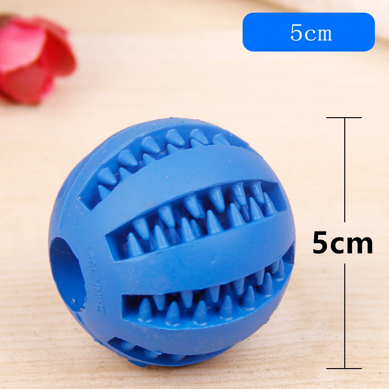 Тёмно-синий Pet Sof Pet игрушки для собак игрушка забавный интерактивный эластичный шарик жевательная игрушка для собаки зуб чистый шар еды Экстра-жесткий резиновый мяч - Цвет: Тёмно-синий