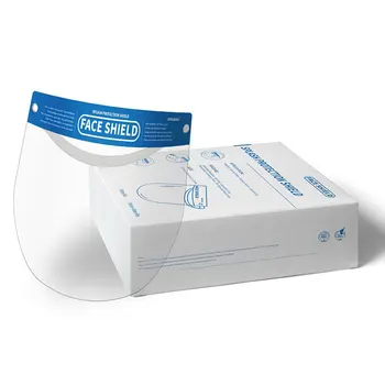 

Home Travel Protective Face Screen Double-Sided Anti-Fog Prevent Toxic Liquid Splashing From Droplets Mask 1 Pcs