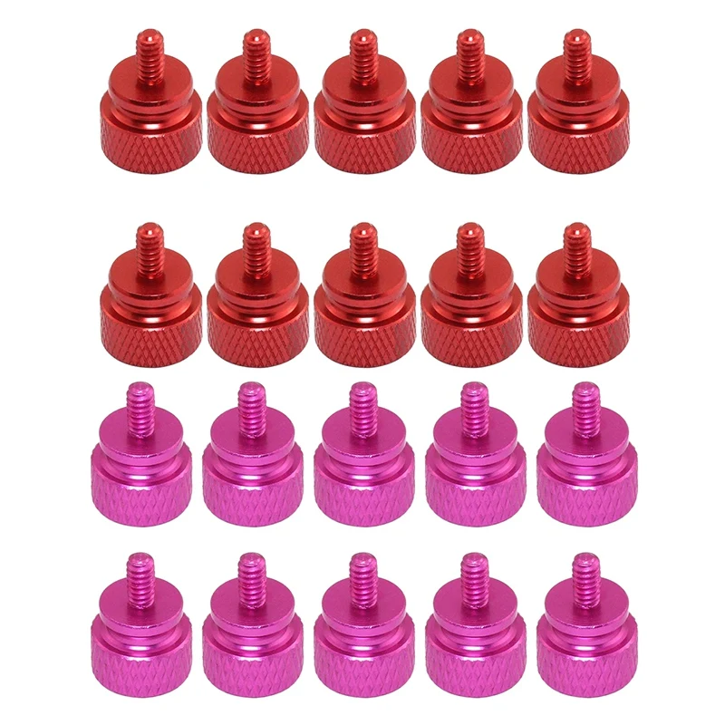 10PCS 6-32 Anodized Aluminum Hand-Tighten Computer Case Thumb Screws | Инструменты