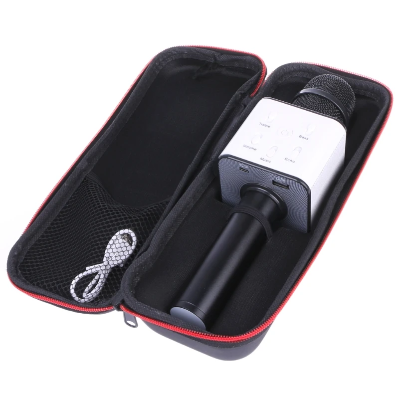 

Wireless Karaoke Microphone Bluetooth Speaker Track Surround Sound Voice Q7