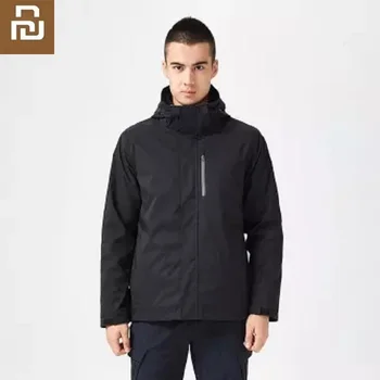 

Youpin ULEEMARK men three-in-one jacket Waterproof windproof Wear resistant winter fashion Outdoor warm climbing sport coat