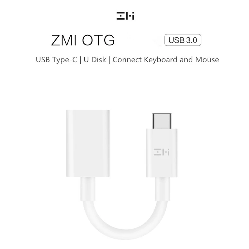 ZMI usb type C к USB 3,0 адаптер конвертер для samsung S9 huawei Xiaomi OnePlus Macbook-USB C OTG кабель для зарядки данных
