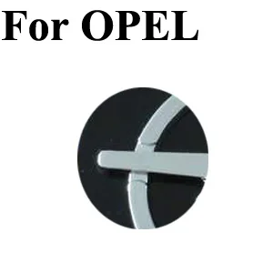 4 шт. Автомобильный логотип обода Крышка для Renault Opel Chevrolet Mazda для kia и Fiat 500 автомобильный Стайлинг эмблема значок наклейка обода крышка аксессуары - Цвет: 60mm Black
