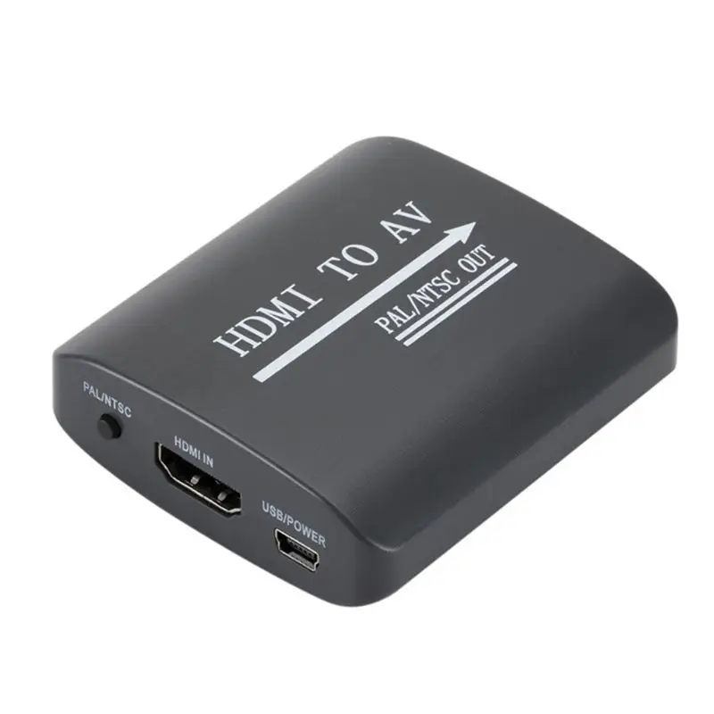 HDMI в AV/RCA CVBS адаптер 1080P видео FL/FR стерео аудио конвертер HDMI2AV адаптер конвертер