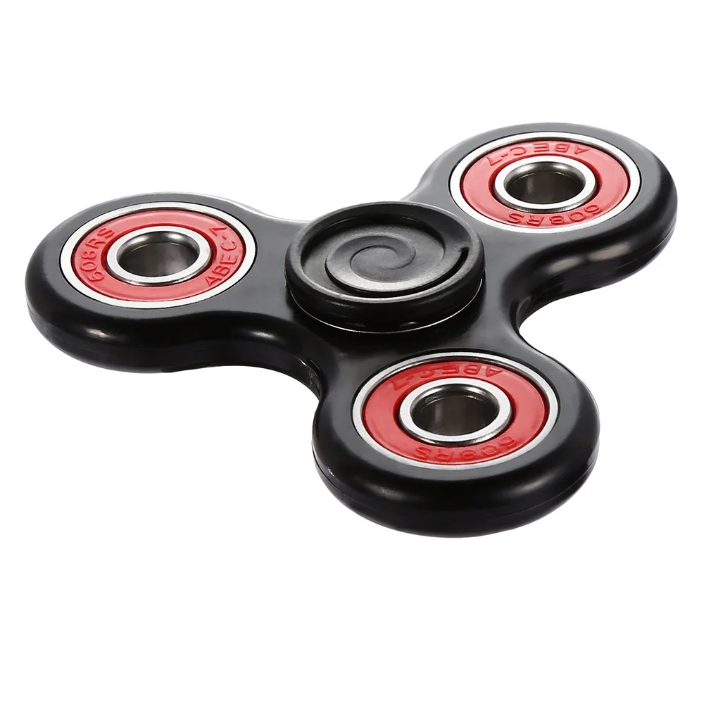 Мини снятие стресса 3D печать ABS Материал керамический центральный подшипник металлическое внешнее кольцо цветная крышка ручной Спиннер для пальцев игрушка