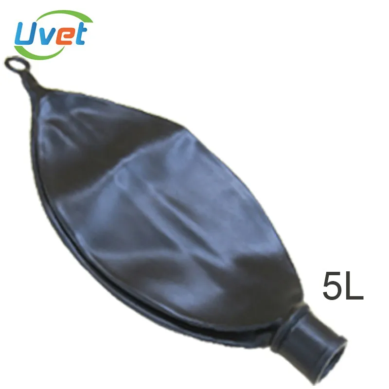 5L breathing bag Ивет Анестезия Вентилятор одноразовый латексный дыхательный мешок 1L 2L 3L 4L 5L Анестезия машина дыхательная подушка безопасности - Color: 5L breathing bag