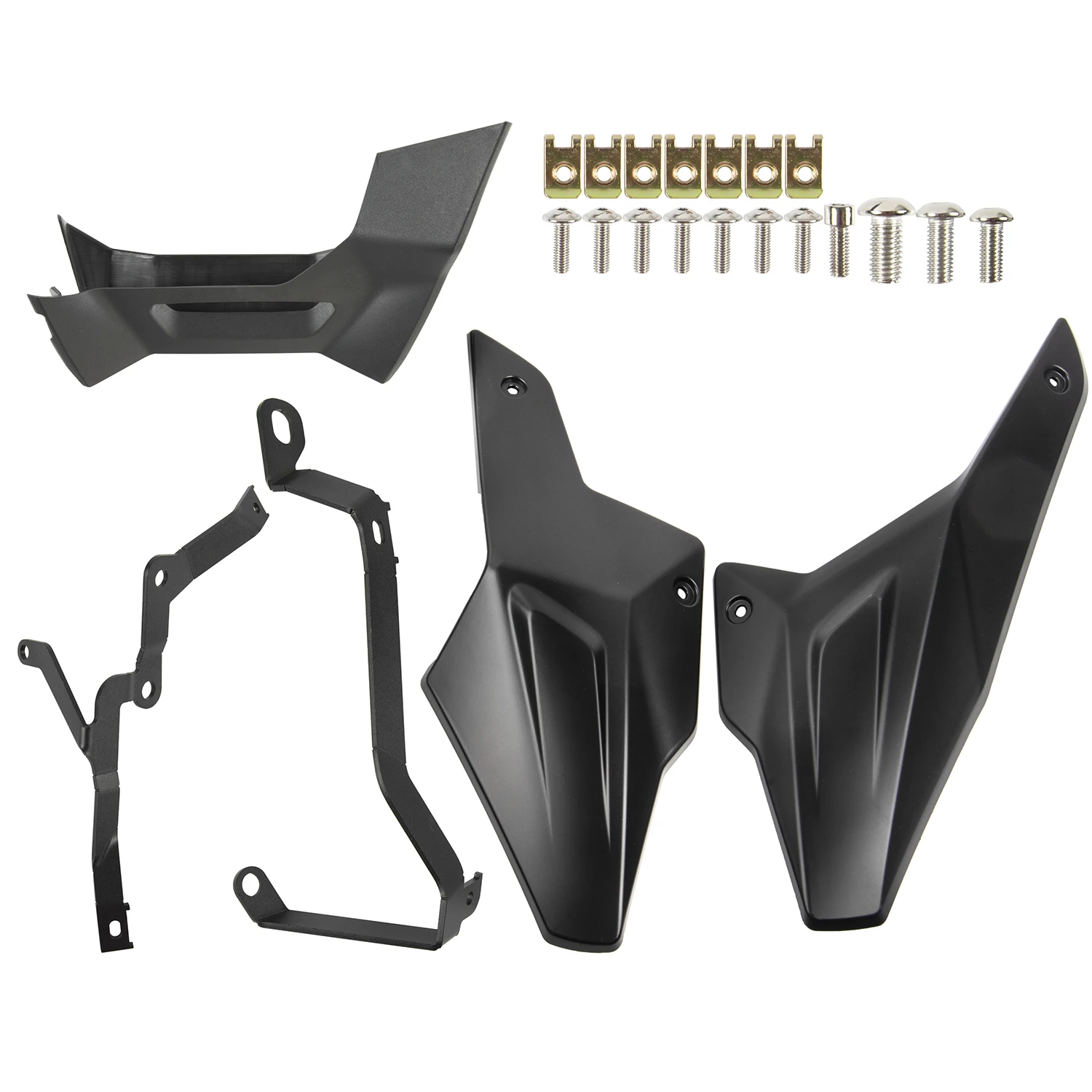 BMW F900R & XR 2020-2023 Matt Black Fibreglass Belly Pan by Pyramid