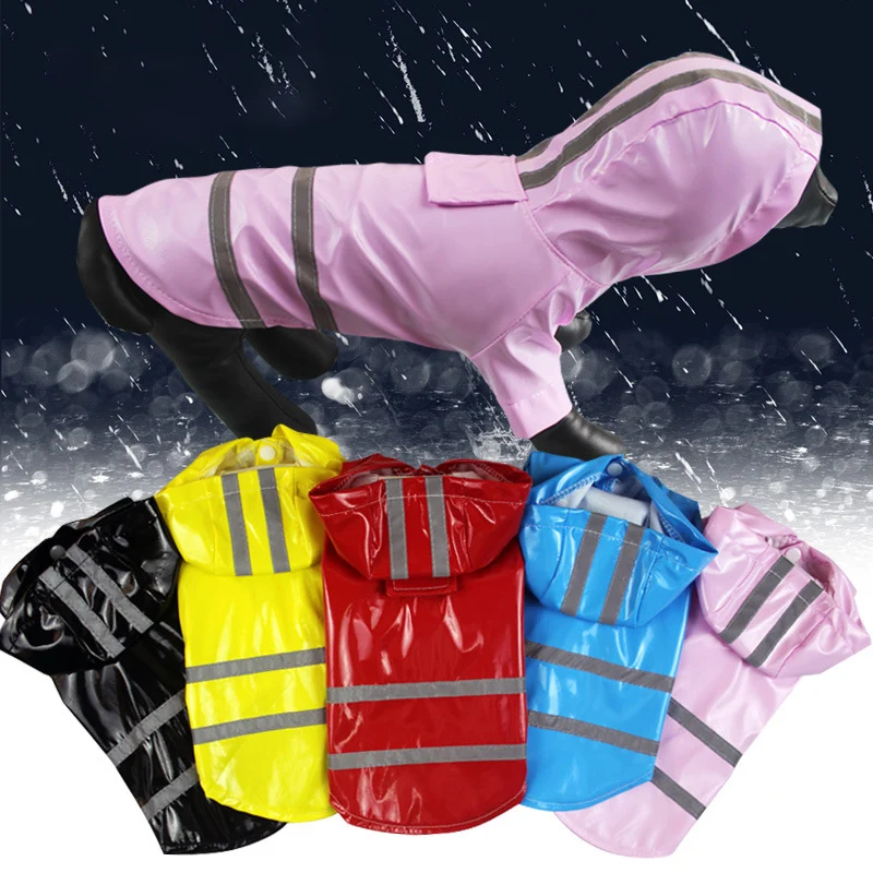 Chaqueta reflectante para perro, ropa impermeable para mascotas pequeñas, Meidum, abrigo de lluvia para perros pequeños, impermeable