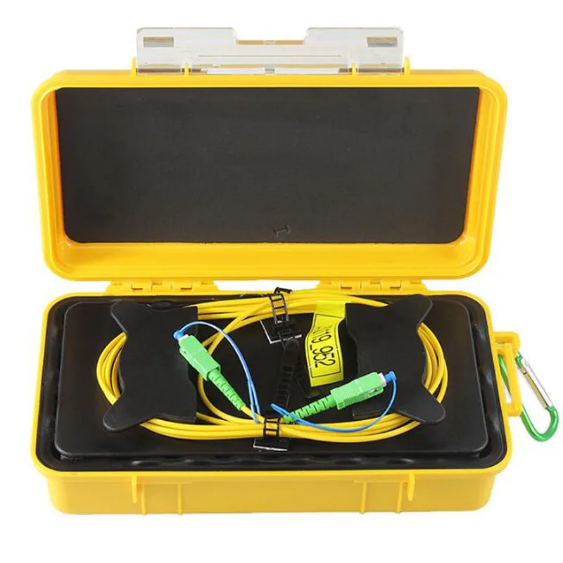 

SC APC Single Mode 9/125umOTDR Launch Cable Box 1KM OTDR Test extension line OTDR optical fiber tester Free shipping