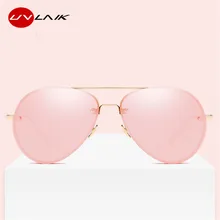 UVLAIK, классические солнцезащитные очки пилота, для женщин и мужчин, брендовые, Роскошные, сплав, солнцезащитные очки, Ретро стиль, для улицы, желтые, для вождения, UV400