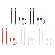 Мягкий силиконовый чехол для Apple Pencil, чехол, совместимый с iPad Tablet, стилус, защитный чехол, защитный чехол