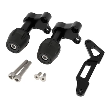 

2PCS Motorcycle Front Fork Slider Protector For YAMAHA AEROX 155 15-18 Black